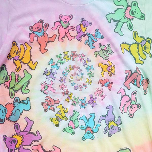グレイトフル・デッド【Grateful Dead】GD SPIRAL TYE SS TEE