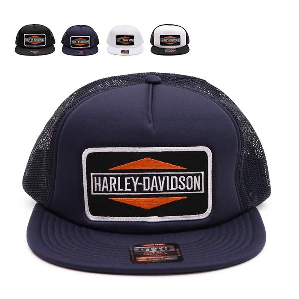 ハーレーダビッドソン【HARLEY DAVIDSON】HD-CAP OTTO FLAT BILL SNAP BACK オットー フラット ビル スナップバック キャップ メッシュ 帽子 ユニセックス | 
