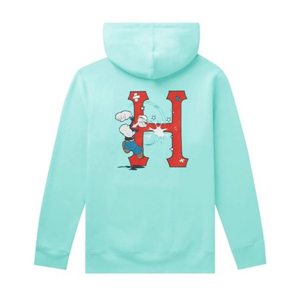 ハフ【HUF】 HUF X POPEYE PF00168 POPEYE CLASSIC H P/O HOODIE メンズ フード パーカー プルオーバー フーディ スウェット ポパイ コラボ 裏起毛｜bobsstore｜05