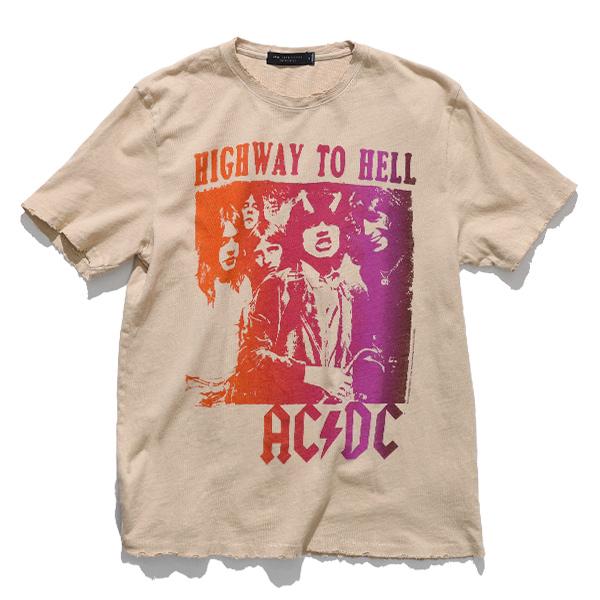 JUNKFOOD ジャンクフード クロージング【JUNK FOOD CLOTHING】AC/DC HIGHWAY VINTAGE TEE 半袖 ...
