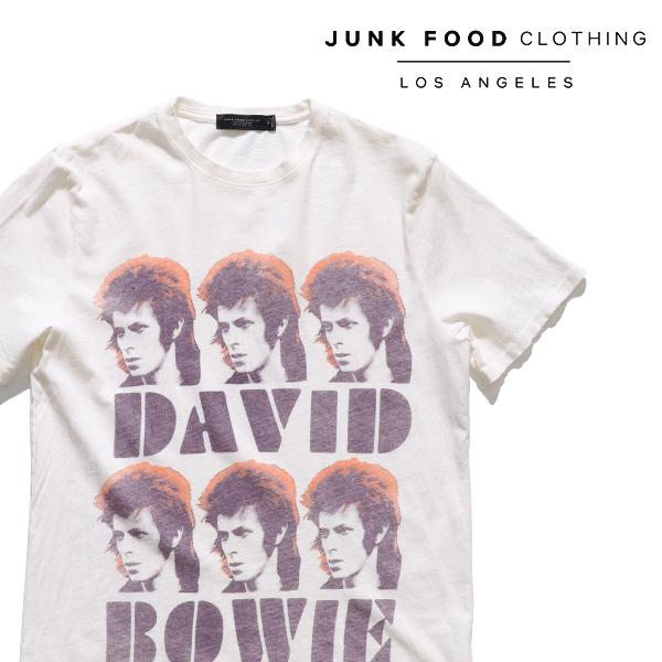 JUNKFOOD（ジャンクフード） クロージング【JUNK FOOD CLOTHING】DAVID BOWIE FACES VINTAGE ...