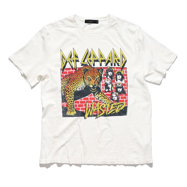 ジャンクフード クロージング【JUNK FOOD CLOTHING】DEF LEOPARD WASTED VINTAGE TEE Tシャツ ロックT バンドT デフ・レパード【ネコポス発送無料】｜bobsstore｜03