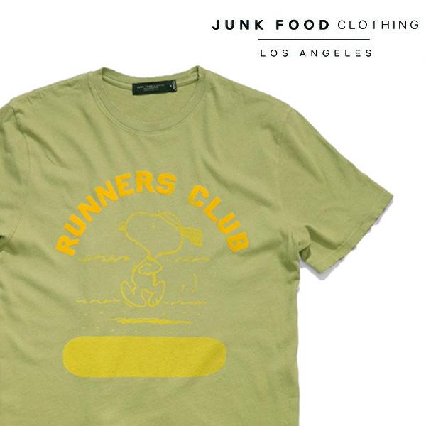 JUNKFOOD ジャンクフード クロージング【JUNK FOOD CLOTHING】PEANUTS RUNNING CLUB VINTAGE ...