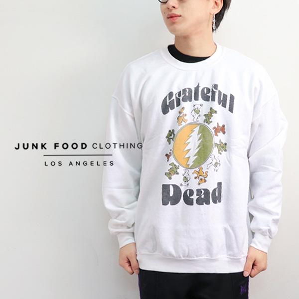 JUNKFOOD（ジャンクフード） クロージング【JUNK FOOD CLOTHING】GRATEFUL DEAD スウェット トレーナー 裏 ...
