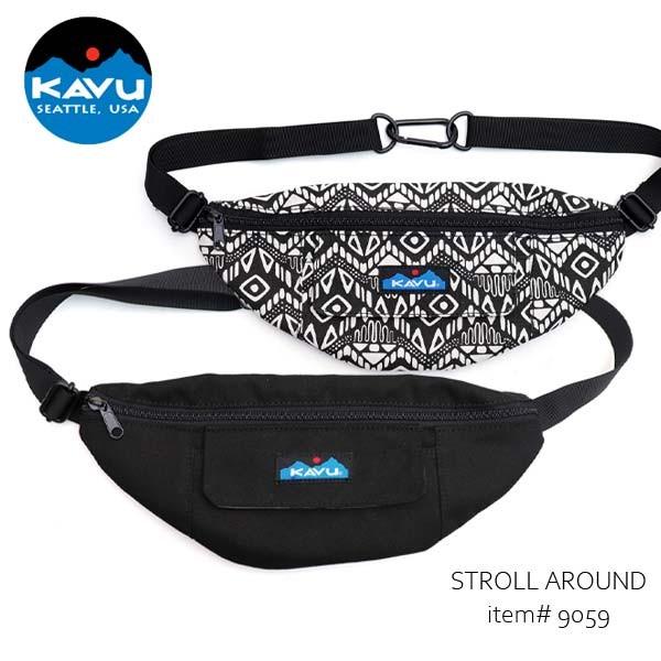 カブー/KAVU 9059 STROLL AROUND ウエストポーチミニ 小さめ バック bag 斜め掛け ボディバッグ アウトドア