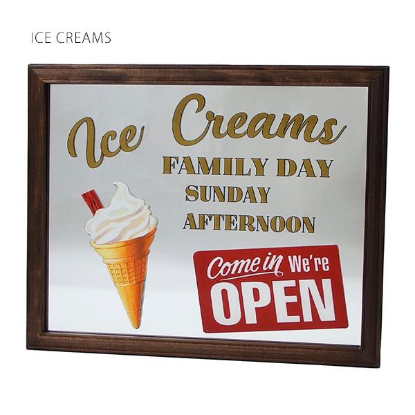 キーストーン【KEYSTONE】パブミラー CAR OF THE TIMES / ICE CREAMS