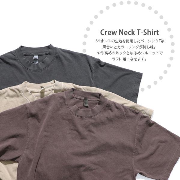 ロサンゼルスアパレル【Los Angeles Apparel】6.5oz Garment Crew Neck T-Shirt Tシャツ 無地 ウォッシュ ユニセックス MADE IN USA【ネコポス発送無料】｜bobsstore｜11