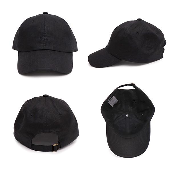 Lee（リー） リー【Lee】261-076602 LINEN 6P CAP BLACK GRAY WHITE