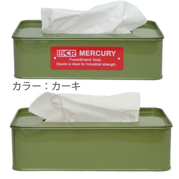 MERCURY（マーキュリー） ブリキ ティッシュボックス MEBUTB