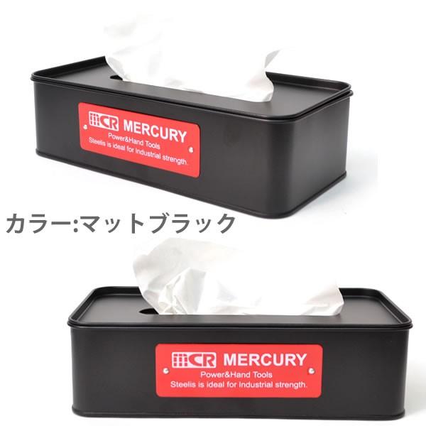 MERCURY（マーキュリー） ブリキ ティッシュボックス MEBUTB