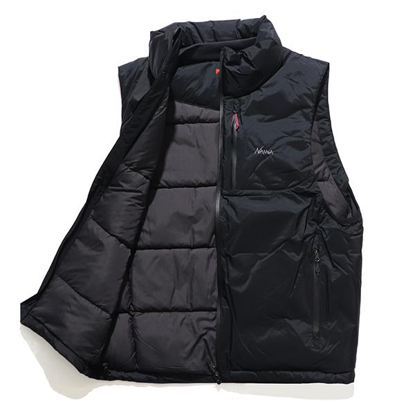 【屋外未使用品】AURORATEX STAND CLLAR DOWN VEST NANGA（ナンガ） ナンガ【NANGA】AURORA TEX STAND COLLAR DOWN VEST
