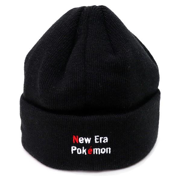 ニューエラ ｎｅｗ ｅｒａ カフニット ポケットモンスター ポケモン ピカチュウ フラッグロゴ ブラック ニット帽 ビーニー ニット 帽子 Black 浅め Newera Beanie ボブズストア 通販 Yahoo ショッピング