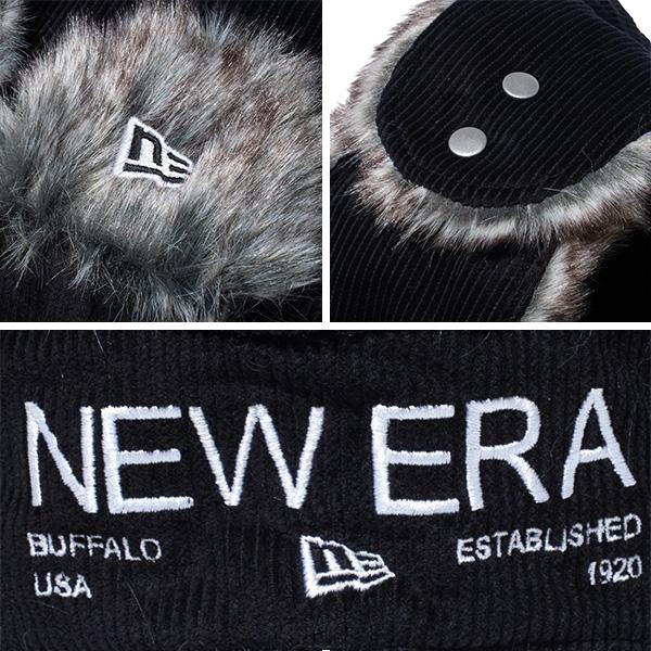 NEW ERA ロゴフライトキャップ トラッパー コーデュロイ NEW ERA ニューエラ NEWERA フライトキャップ メンズ レディース