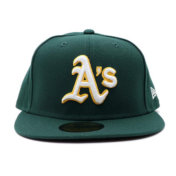 ニューエラ/NEW ERA 59FIFTY MLBオンフィールド オークランド・アスレチックス ロード OAKLAND ATHLETICS 5950 A’s 帽子 キャップ ロゴ メンズ レディース｜bobsstore｜03