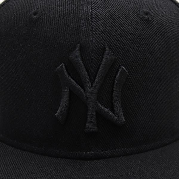 廃番【ニューエラ×ヤンキース】ブラック デニム NY 刺繍 ロゴ キャップ 黒 59FIFTY Powered by GORO NAKATSUGAWA（min-nano）ニューヨーク