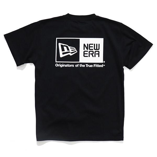 ニューエラ【ＮＥＷ ＥＲＡ】半袖 パフォーマンス Tシャツ Box Logo ボックスロゴ レギュラーフィット Tシャツ ユニセックス 速乾 ブラック【ネコポス発送】｜bobsstore｜04