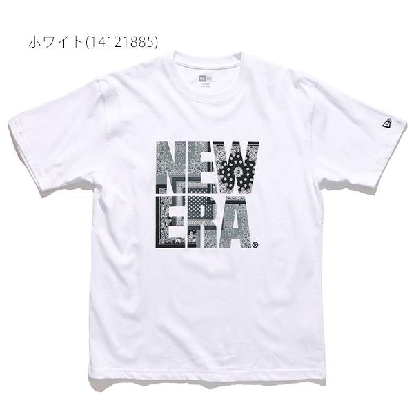 ニューエラ【ＮＥＷ ＥＲＡ】半袖 コットン Tシャツ Paisley スクエアニューエラ レギュラーフィット ペイズリー柄 メンズ レディース【ネコポス発送】｜bobsstore｜04