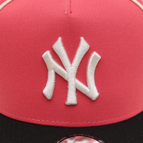 新品未使用　海外限定 NY ヤンキース　ニューエラ　A-frame ピンク NEW ERA ニューエラ/NEW 9FORTY A-Frame MLB Piping 2Tone