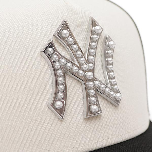 New Era NYロゴ MLB 9FORTY パール NEW ERA（ニューエラ） ニューエラ/NEW ERA 9FORTY A-Frame MLB パール