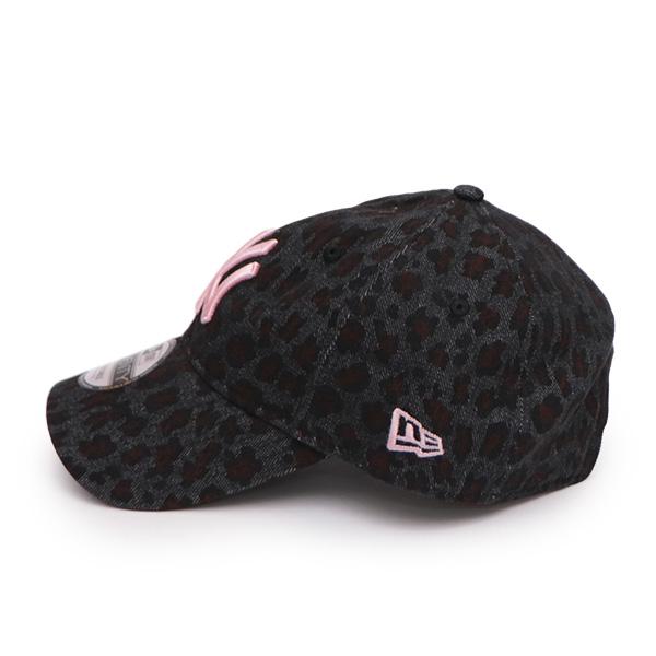 ヤンキース ニューエラキャップ ブラックピンク ヒョウ柄 ユニセックス 9TWENTY Leopard ニューヨーク・ヤンキース ブラック ピンク – THE CAP