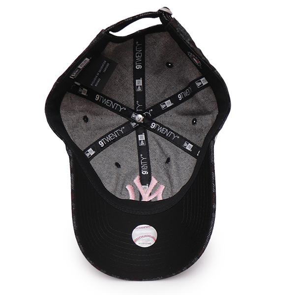 9TWENTY レオパード　ニューエラ　ニューヨークヤンキース ブラック ピンク NEWERA（ニューエラ）“9TWENTY Leopard ニューヨーク・ヤンキース