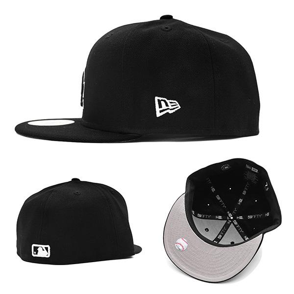 ニューエラ/NEW ERA 59fifty Los Angeles Dodgers ロサンゼルス ドジャース LA 帽子 キャップ ロゴ メンズ レディース MLB メジャーリーグ グレー ブラック｜bobsstore｜11