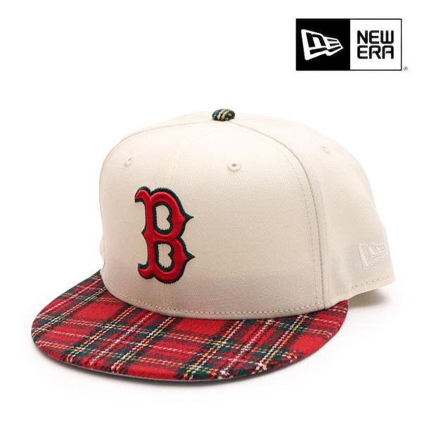 familiar×NEWERA 帽子 大人用 未使用 チェック柄 NEW ERA（ニューエラ） ニューエラ/NEW ERA 9FIFTY PLAID VISOR BOSTON