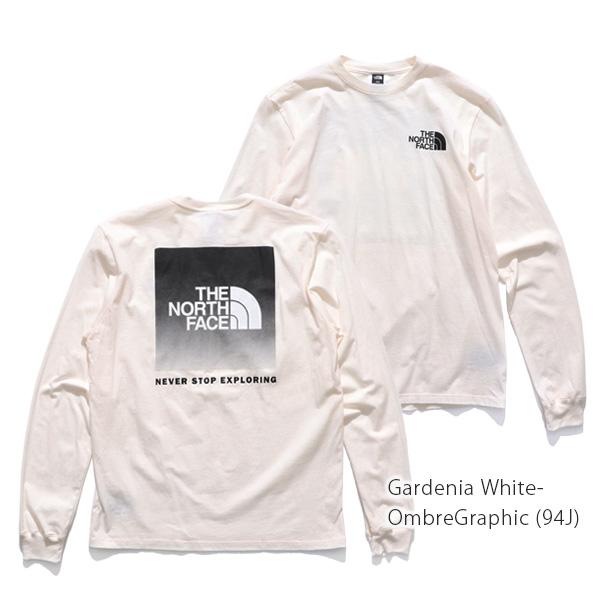 [THE NORTH FACE] NSE BOXロゴ TNFホワイト＆カモ柄 ロンT THE NORTH FACE ザ・ノース・フェイス【THE FACE】Men's Long