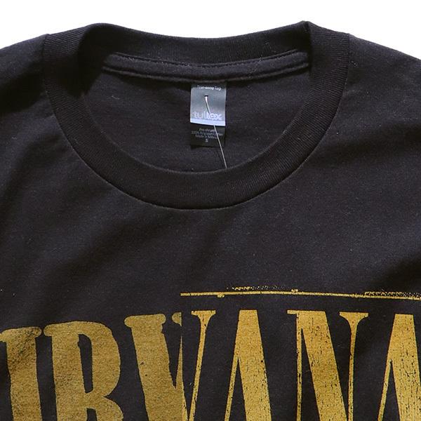 ニルヴァーナ【NIRVANA】SS TEE 2TONE BLACK スマイル 半袖 Tシャツ