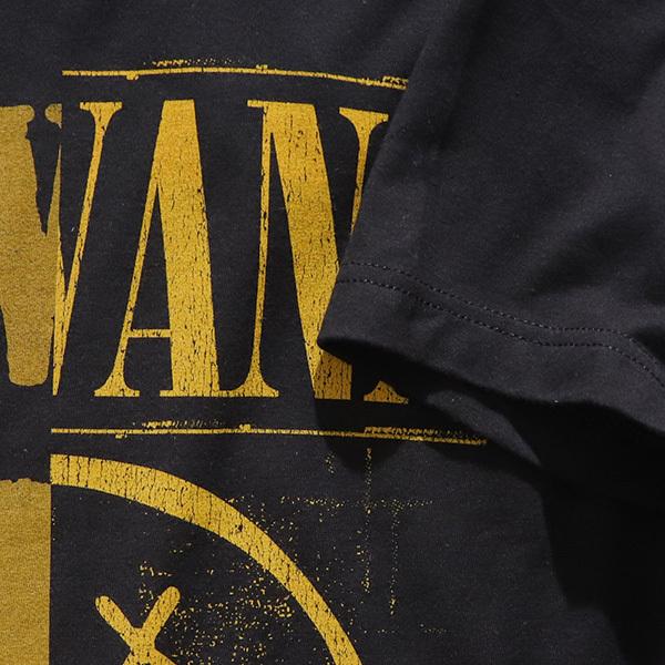 ニルヴァーナ【NIRVANA】SS TEE 2TONE BLACK スマイル 半袖 Tシャツ