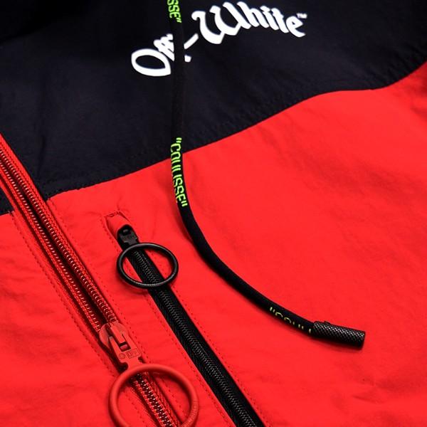 off white オフホワイト【Off-White】 正規品 WINDBREAKER RED off white オフホワイト【Off-White】 正規品 WINDBREAKER RED