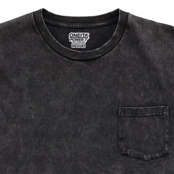 オニータ/ONEITA Chemical washed Heavy S/S tee Tシャツ POWER-T