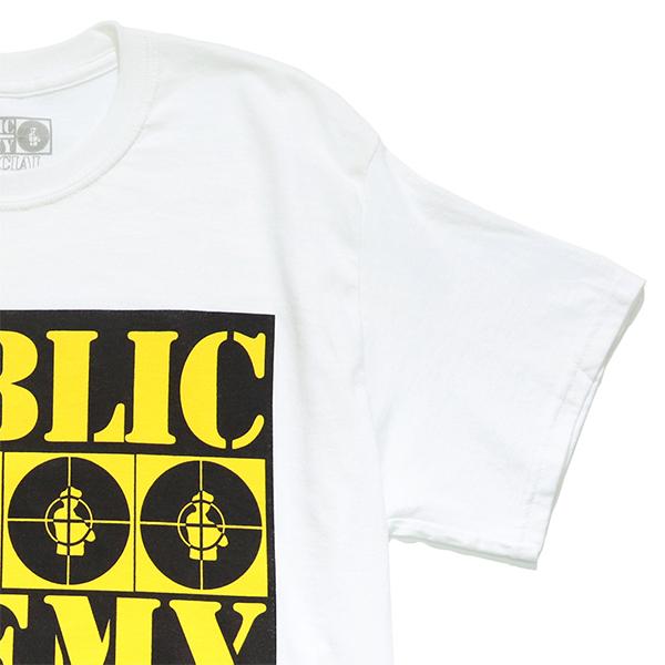 パブリック エナミー【PUBLIC ENEMY】SS TEE WHITE ロゴ 半袖 Tシャツ 