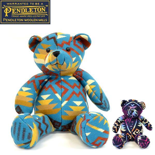 PENDLETON　ペンドルトン　幾何学模様　ベア　ぬいぐるみ　ヴィンテージ ペンドルトン【PENDLETON】テディーベア<BR>出産祝いにもおすすめ