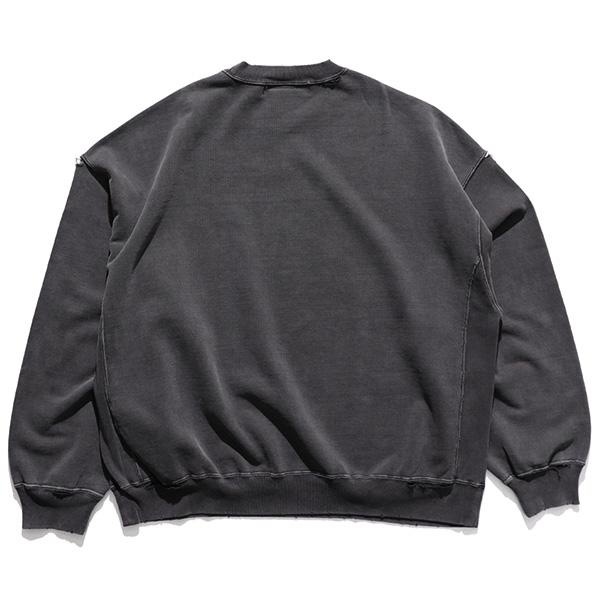 REMI RELIEF スエット　スミクロ　ダメージ加工 REMI RELIEF（レミレリーフ）の「REMI RELIEF(レミレリーフ