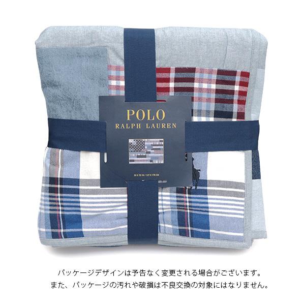 ポロ ラルフローレン【POLO RALPH LAUREN】ブランケット ポニー 星条旗 デニム生地 ホームシリーズ ブランケット ベッド