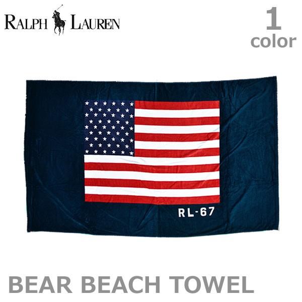 ポロ ラルフローレン 【POLO RALPH LAUREN】611680910 BEACH TOWEL ビーチ バス タオル 出産祝い ギフト プレゼント アメリカ国旗 ベビー キッズ｜bobsstore