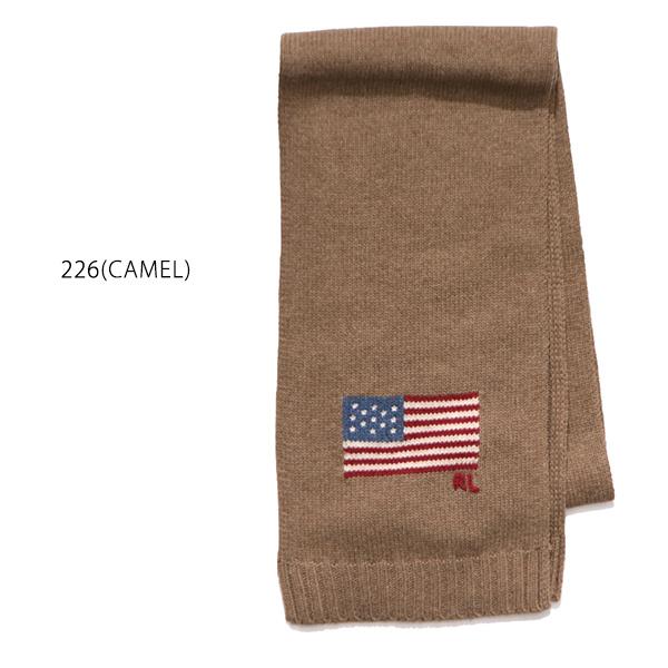 【希少デザイン】90s USA マフラー　星条旗　ラルフローレン 中古・古着通販】POLO RALPH LAUREN (ポロ・ラルフローレン) 星条旗