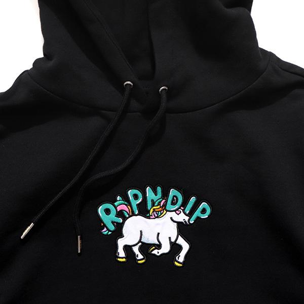 リップンディップ【RIPNDIP】RND3723 Nermland Hoodie ユニコーン プルオーバー フーディー パーカー 長袖 ロードナーマル ネコ ユニセックス｜bobsstore｜03