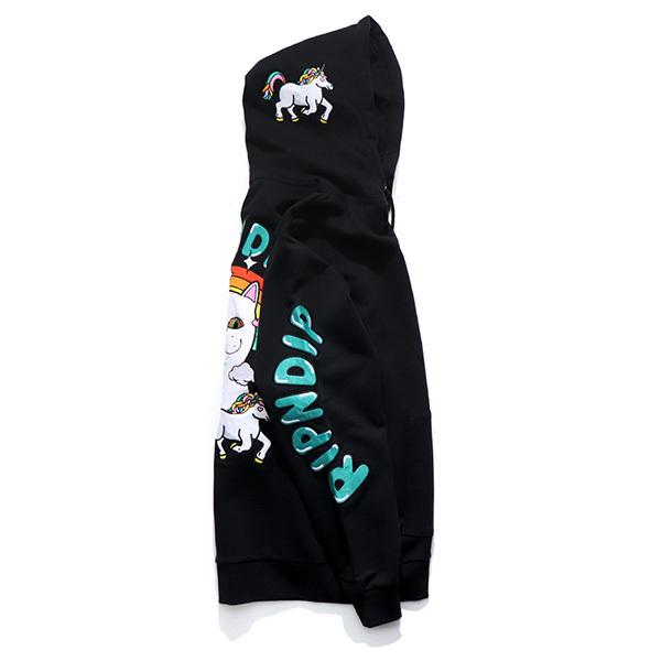 リップンディップ【RIPNDIP】RND3723 Nermland Hoodie ユニコーン プルオーバー フーディー パーカー 長袖 ロードナーマル ネコ ユニセックス｜bobsstore｜07