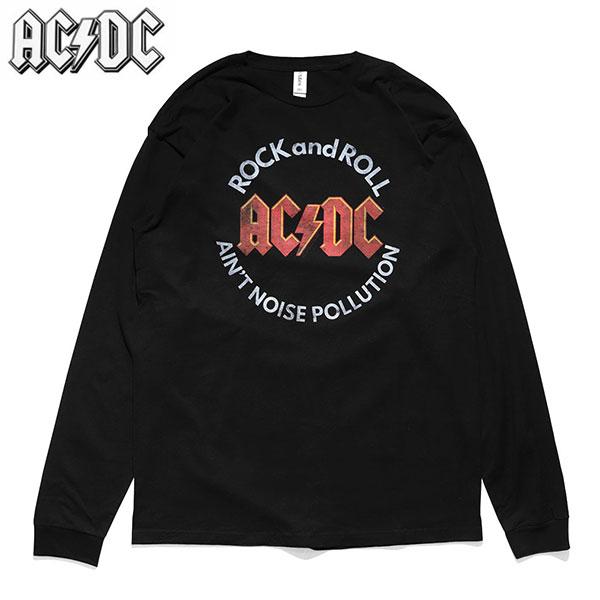 エーシーディーシー【AC/DC】L/S TEE ロンT 長袖 ロゴ ブラック メンズ