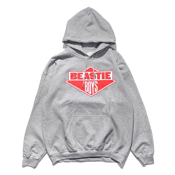 BEASTIE BOYS パーカー ホワイト ビースティ・ボーイズ【BEASTIE BOYS】LOGO HOODIE パーカー