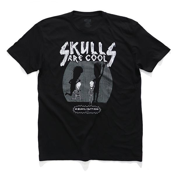 ビーバス・アンド・バットヘッド【BEAVIS AND BUTT-HEAD】SKULL SS TEE 