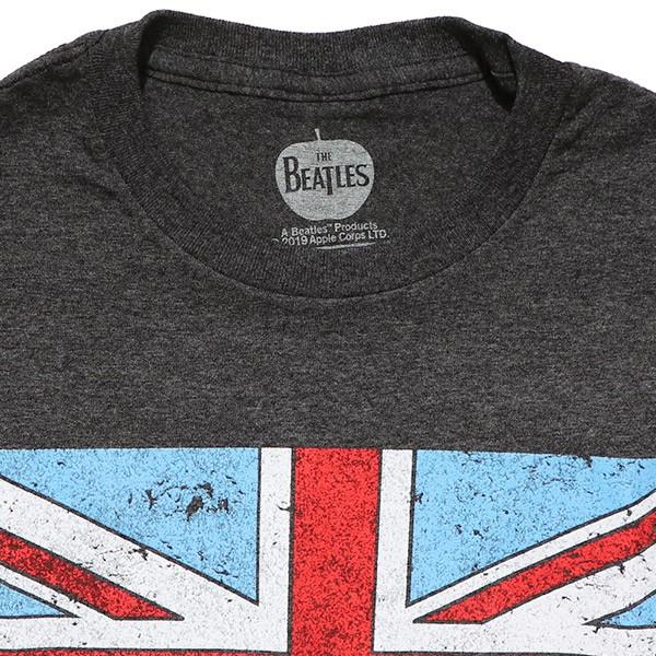ザ・ビートルズ 【The Beatles】FLAG ユニオンジャック ダークグレー T
