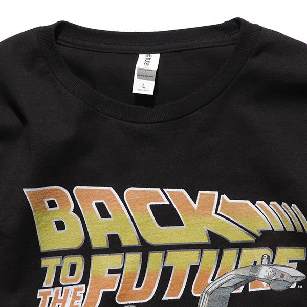 BACK TO THE FUTURE Tシャツ ブラック Mサイズ ロス現地購入 バック・トゥ・ザ・フューチャー【BACK TO THE FUTURE】L/S TEE BLACK