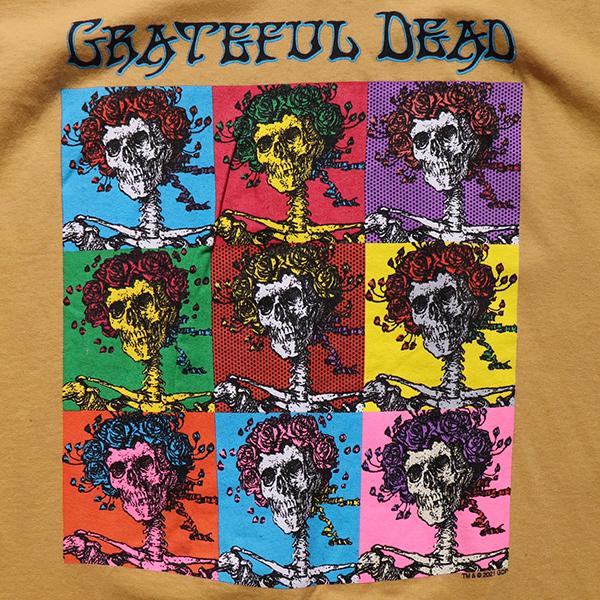 GRATEFUL DEAD スカル バンドT 　グレートフルデット グレイトフル・デッド【Grateful Dead】ロックT TEE Tシャツ 半袖