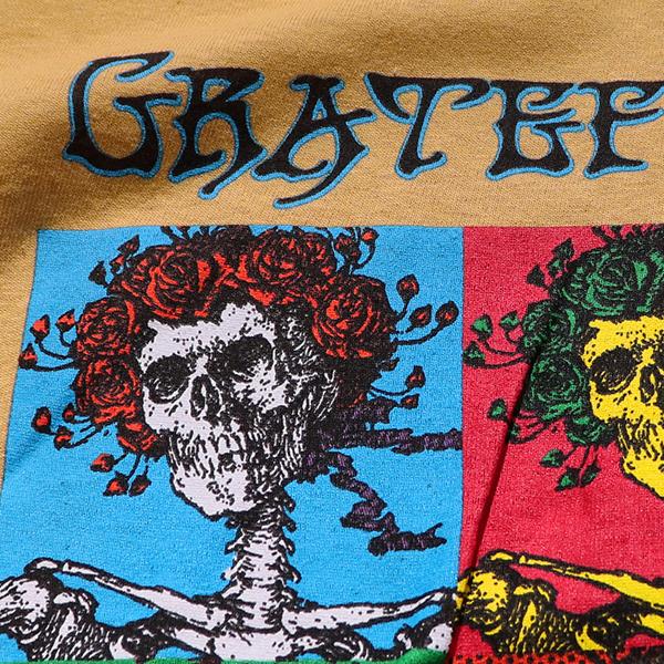 GRATEFUL DEAD スカル バンドT 　グレートフルデット グレイトフル・デッド【Grateful Dead】ロックT TEE Tシャツ 半袖