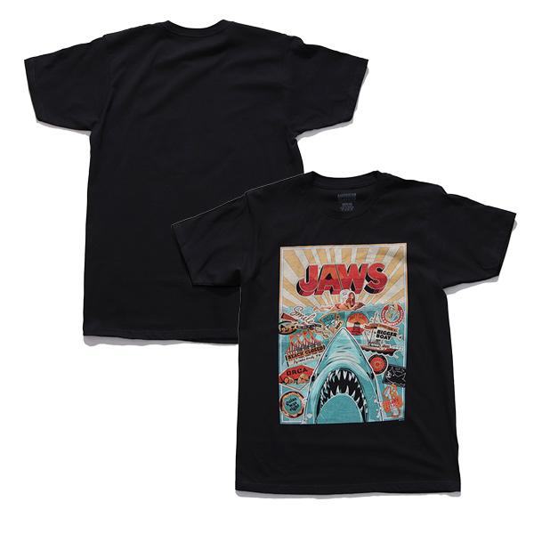 ジョーズ【JAWS】TEE Tシャツ 半袖 ムービーT ロックT アメリカ 映画 