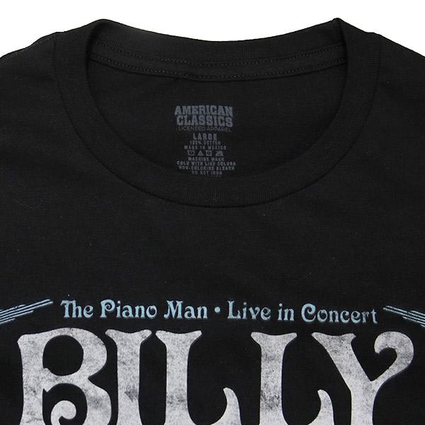 ビリー・ジョエル ライブTシャツ 黒 S相当 バンドT ロックT【4882