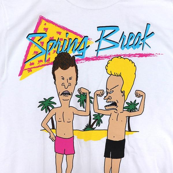 ビーバス アンド バットヘッド Beavis And Butt Head Spring Break Mtv アニメ White ホワイト ベーシック Tシャツ ロックt バンドt ヒップホップ ロゴt Rock Mtv Spring Tee ボブズストア 通販 Yahoo ショッピング